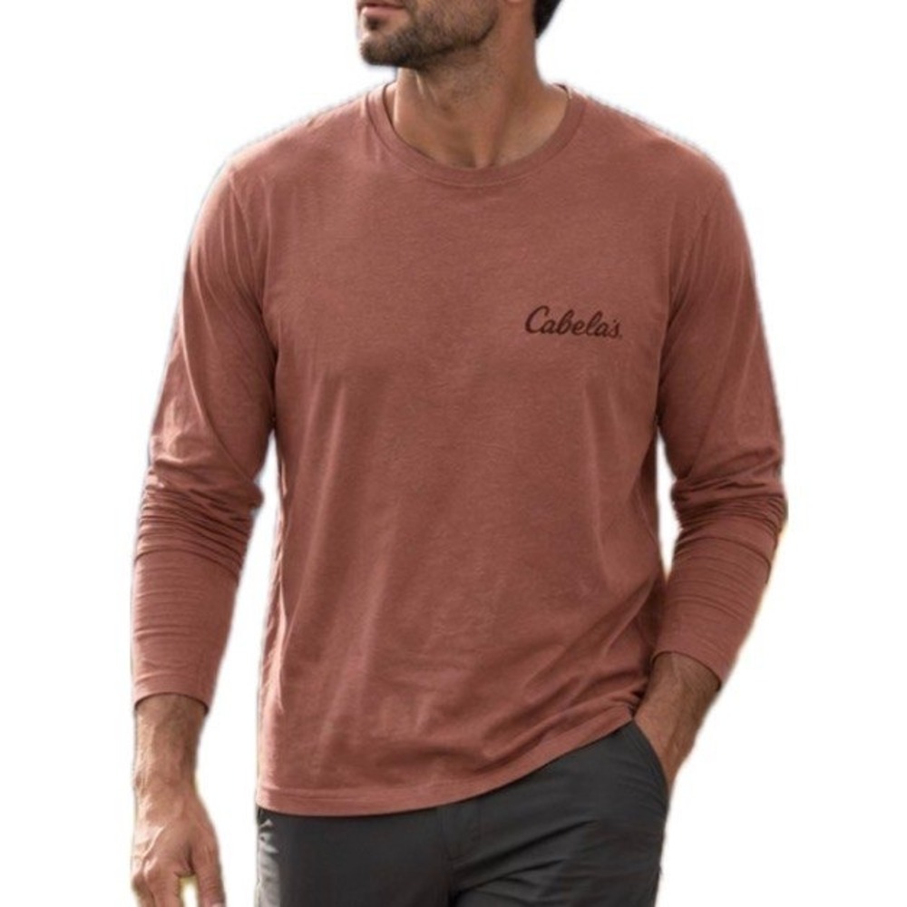 Cabela's Cotton, Lock Up, Long Sleeve, Crew Neck Shirt. Men's XL